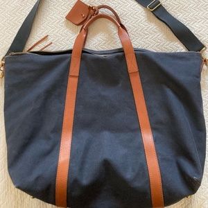 Madewell Women's Essential Weekender Bag canvas Black Sea - New